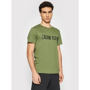 Calvin Klein Underwear Tričko Crew Neck 000NM1959E Zelená Regular Fit vyobraziť