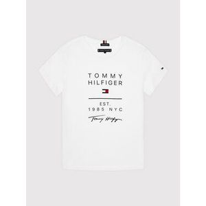 Tommy Hilfiger Tričko Graphic KB0KB06306 M Biela Regular Fit vyobraziť