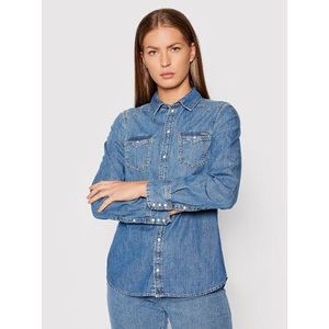 Pepe Jeans džínsová košeľa Rhonda PL303876 Modrá Regular Fit vyobraziť