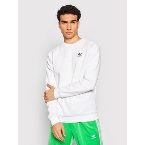 adidas Mikina adicolor Essentials Trefoil H34644 Biela Regular Fit vyobraziť