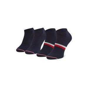 Tommy Hilfiger Súprava 2 párov členkových pánskych ponožiek 100002659 Tmavomodrá vyobraziť