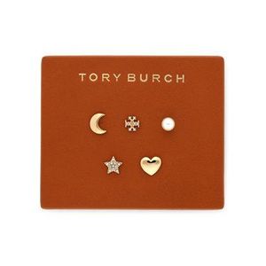 Tory Burch Náušnice Celestial Stud Set 78952 Zlatá vyobraziť