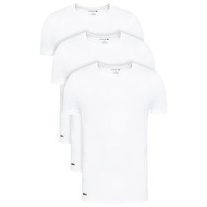 Lacoste Súprava 3 tričiek TH3321 Biela Slim Fit vyobraziť