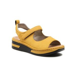 Rieker Sandále V59Q4-68 Žltá vyobraziť