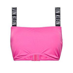 Calvin Klein Swimwear Vrchný diel bikín Bandeau Plus KW0KW01390 Ružová vyobraziť