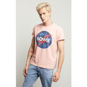 Vistula Tričko Unisex David Bowie 8 XA1342 Ružová Regular Fit vyobraziť