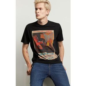 Vistula Tričko Unisex David Bowie 5 XA1339 Čierna Regular Fit vyobraziť