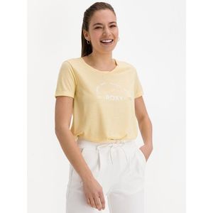 Žlté tričko s potlačou Roxy vyobraziť