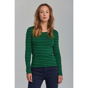 TRIČKO GANT 1X1 RIB STRIPED LS T-SHIRT vyobraziť