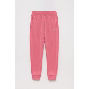 Detské nohavice adidas Originals H32382 ružová farba, jednofarebné vyobraziť