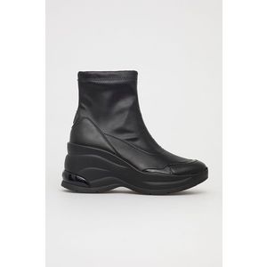 Členkové topánky Liu Jo čierna farba, na kline vyobraziť