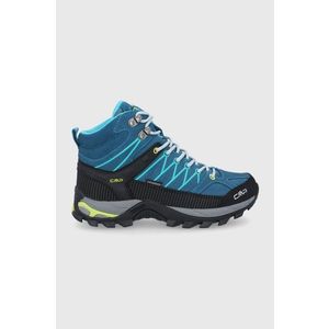 Topánky CMP RIGEL MID WMN TREKKING SHOE WP dámske, modrá farba vyobraziť