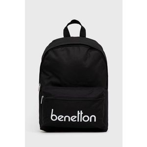 Detský ruksak United Colors of Benetton čierna farba, veľký, s potlačou vyobraziť