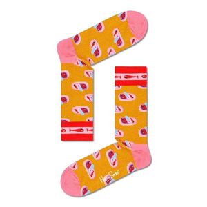 Ponožky Happy Socks Sardines In A Tin pánske, oranžová farba vyobraziť