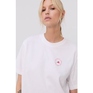 Tričko adidas by Stella McCartney dámske, biela farba vyobraziť