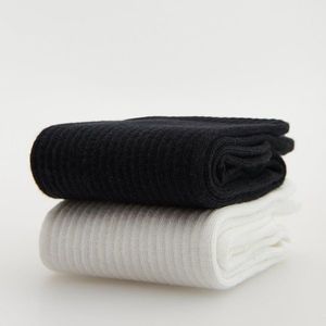 Reserved - Súprava 2 párov ponožiek - Čierna vyobraziť