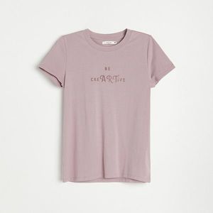 Reserved - Bavlnené tričko - Purpurová vyobraziť