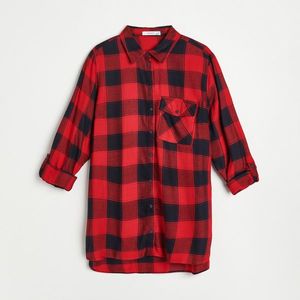 Reserved - Kockovaná košeľa - Červená vyobraziť