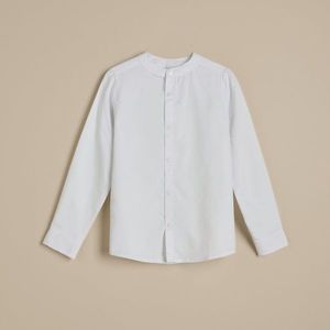 Reserved - Košeľa so stojačikom - Biela vyobraziť
