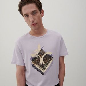 Reserved - Tričko s potlačou - Purpurová vyobraziť