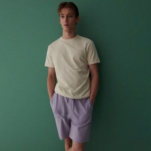 Reserved - Basic bavlnené tričko - Béžová vyobraziť