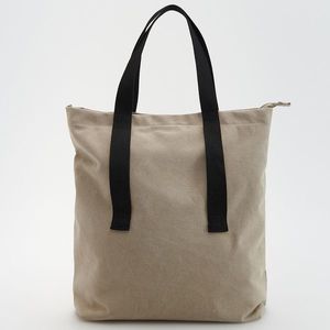 Reserved - Veľká shopper taška - Béžová vyobraziť