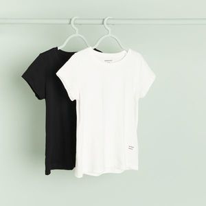 Reserved - Bavlnené tričko - Krémová vyobraziť