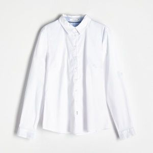 Reserved - Kockovaná košeľa - Biela vyobraziť