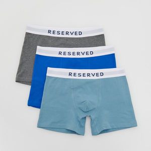Reserved - Súprava 3 dlhých boxeriek - Modrá vyobraziť