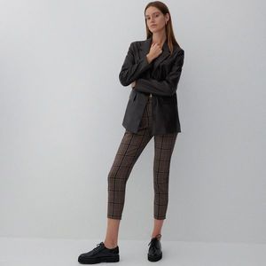 Reserved - Elegantné kárované nohavice - Viacfarebná vyobraziť