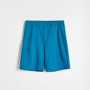 Reserved - Bavlnené šortky PREMIUM - Modrá vyobraziť