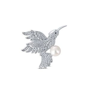 JwL Luxury Pearls Očarujúce brošňa kolibrík s pravou perlou JL0515 vyobraziť