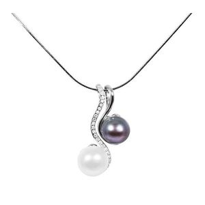 JwL Luxury Pearls Perlový náhrdelník 3v1 JL0540 (retiazka, prívesok, prívesok) vyobraziť