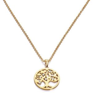 Viceroy Pozlátený náhrdelník so stromom života Happiness 80007C01012 vyobraziť