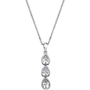 Hot Diamonds Strieborný náhrdelník s trblietavým príveskom Emozioni Acqua Amore EP038 vyobraziť
