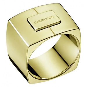 Calvin Klein Luxusné pozlátený prsteň Assertive KJAHJR1001 52 mm vyobraziť