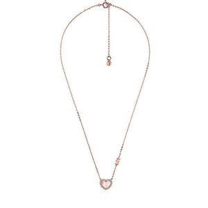 Michael Kors Romantický bronzový náhrdelník so zirkónmi a perleťou MKC1337A6791 vyobraziť