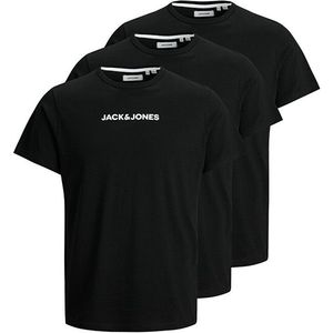 Jack&Jones 3 PACK - pánske tričko JACRAIN Regular Fit 12184812 Black S vyobraziť