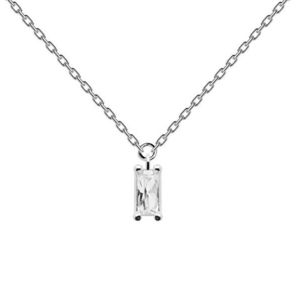 PDPAOLA Nežný strieborný náhrdelník s príveskom ASANA Silver CO02-131-U vyobraziť