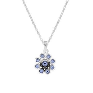 Praqia Strieborný náhrdelník s kvetinovým príveskom Mia KO6086_BR030_45_RH (retiazka, prívesok) vyobraziť