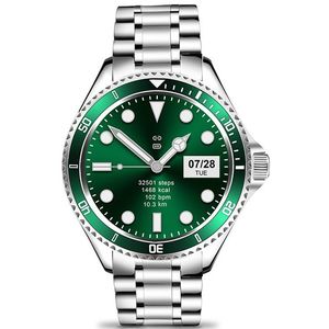 Wotchi Smartwatch W69SGN - Silver+Green vyobraziť