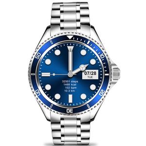 Wotchi Smartwatch W69SBE - Silver+Blue vyobraziť