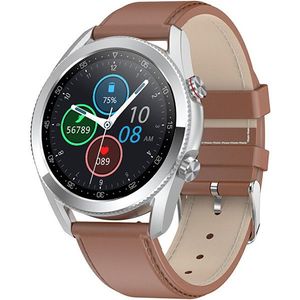 Wotchi Smartwatch W22B - Brown Leather vyobraziť
