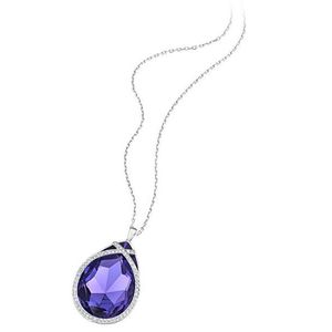 Swarovski Úchvatný trblietavý náhrdelník s fialovým kryštálom 5111962 vyobraziť