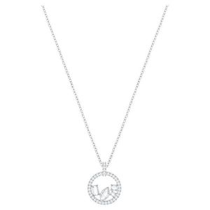 Swarovski Trblietavý strieborný náhrdelník s čírymi kryštálmi 5374135 vyobraziť