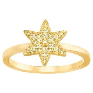 Swarovski Luxusné pozlátený prsteň hviezda 5269948 55 mm vyobraziť