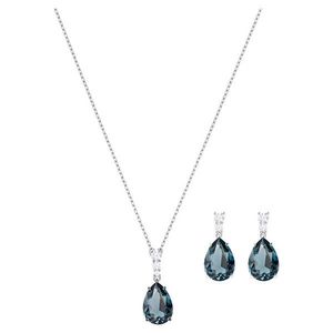 Swarovski Pôvabná sada šperkov s tmavo modrými kryštálmi Vintage 5450937 (náušnice, náhrdelník) vyobraziť