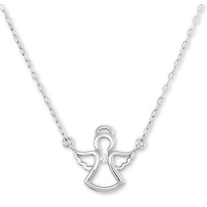 Brilio Silver Nežný strieborný náhrdelník s anjelikom 476 001 00145 04 vyobraziť