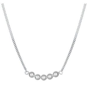 Praqia Trendy strieborný náhrdelník Sweet pearl N6341_RH vyobraziť