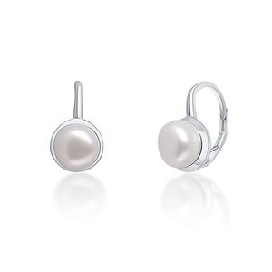 JwL Luxury Pearls Nežné strieborné náušnice s pravými bielymi perlami JL0675 vyobraziť